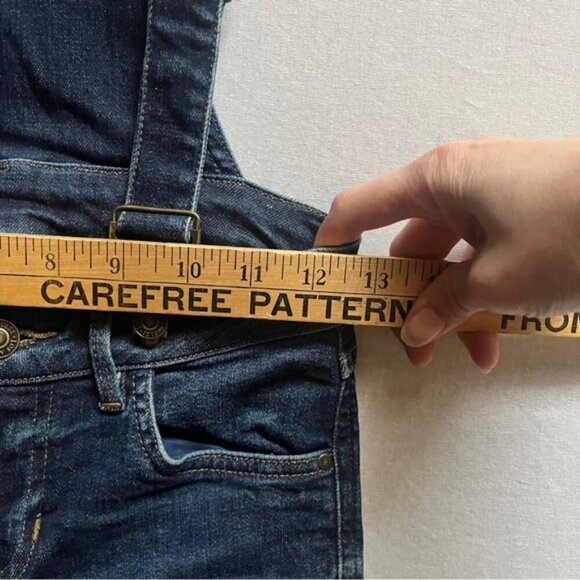 Guess bin overalls jumper skinny denim jeans Sz 24 - Picture 13 of 13